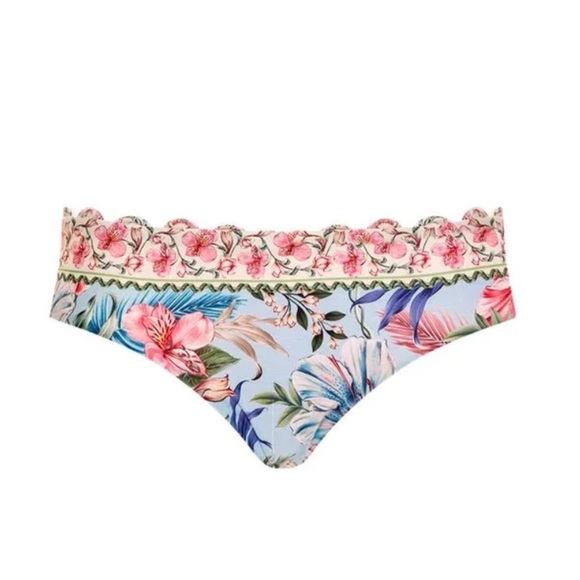 Agua Bendita Zoe Pink and Blue Floral Bikini Bottoms NWT 3XL - Picture 1 of 4
